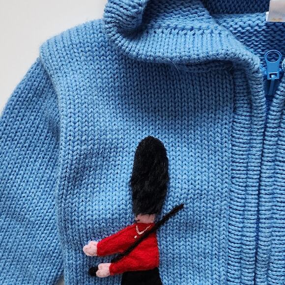 United Ideas London Hooded Guardsman Jumper Sweater Cardigan | Toddler Size 4 - Picture 5 of 8